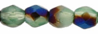 Fire-Polish 3mm : Blue Iris - Turquoise