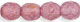 Fire-Polish 4mm : Luster - Stone Pink