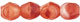 Firepolish 4mm : HurriCane Glass - Matte - Coral Bark