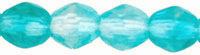 Fire-Polish 4mm : HurriCane Glass - Icy Turquoise