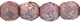 Firepolish 4mm : Moon Dust - Pink/White