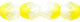 Firepolish 6mm : Lemon/ Milky White
