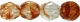Firepolish 6mm : HurriCane Glass - Diamonds & Rust