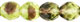 Firepolish 8mm: Olivine/Amethyst