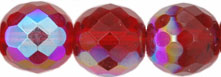 Firepolish 12mm : Siam Ruby AB