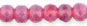 Gemstone Donut 3/5mm : Milky Pink