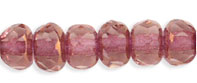 Gem-Cut Rondelle 5 x 3mm : Copper - Rosaline