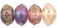 Gemstone Donut 7/5mm: Multicolor