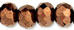 Gemstone Donut 9/6mm: Dark Bronze