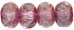 Gemstone Donut 9/6mm : Copper - Crystal