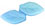 Leaves 10/5mm : Opaque Lt Blue/Spring Green