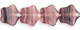 Stars 8mm : HurriCane Glass - Blackberry/Strawberry Creme