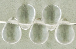 Lg. Tear Drops 8 x 6mm : Crystal