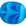 Oval Window Beads 12/14mm : Capri Blue/White