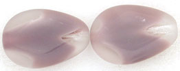 Drop Window Beads 18 x 12mm : Amethyst-Crystal