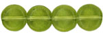 Small Dime Beads 5mm: Olivine