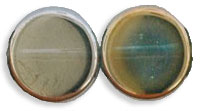 Dime Beads 8 x 3mm : Crystal/Iris - Brown