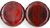 Dime Beads 8/3 mm : HurriCane Glass - Luster Orange Raku