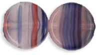 Dime Beads 8 x 3mm : HurriCane Glass - Maritime