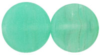 Dime Beads 8 x 3mm : HurriCane Glass - Matte - Olympic Green