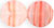 Dime Beads 8/3 mm : HurriCane Glass - Matte- Red Faded Stripes