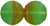 Dime Beads 8/3 mm : HurriCane Glass - Matte - Bailey Sweet Apple