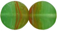 Dime Beads 8 x 3mm : HurriCane Glass - Matte - Bailey Sweet Apple