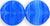 Dime Beads 8/3 mm : HurriCane Glass - Deep Blue