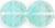 Dime Beads 8/3 mm : HurriCane Glass - Icy Lake