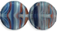 Dime Beads 8 x 3mm : HurriCane Glass - Midnight Lights