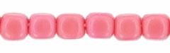 Cubes - 4mm : Opaque Pink
