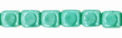 Cubes - 4mm : Luster - Opaque Turquoise