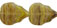 Medium Leaves - 10/12 Vertical Hole : HurriCane Glass - Lemon/Amethyst/Brown