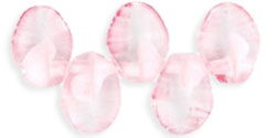 Petals 8 x 6mm : Crystal/Lt Pink