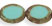 Polished Ovals 12/9mm : Opaque Turquoise - Picasso