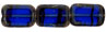 Polished Rectangles 8/12mm : Sapphire Tortoise - Picasso