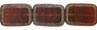 Polished Rectangles 8/12mm : HurriCane Glass - Rustic Timber