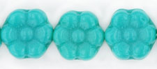 Flowers 8 x 4mm : Turquoise