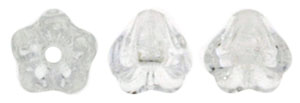 Baby Bell Flowers 6 x 4mm : Crystal