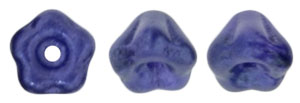 Baby Bell Flowers 6 x 4mm : Coated - Purple Salvia