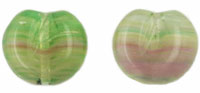 Fruit Beads - Flat : HurriCane Glass - Green Tea/Mauve Mist