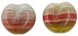 Fruit Beads - Flat : HurriCane Glass - Imperial Jasper