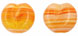 Fruit Beads - Flat : HurriCane Glass - Marigold Blossom