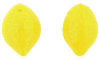 Fruit Beads - 3D : Lemon - Opaque Yellow