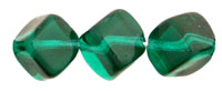 Diagonal Cubes 8mm : Emerald