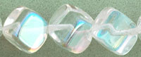 Diagonal Cubes 8mm : Crystal AB
