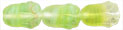 Tulips 12/8mm : HurriCane Glass - Matte - Yellow/Green/Red