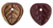 Heart Leaves 10 x 10mm : Luster - Opaque Cocoa Brown - Bronze 1/2