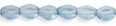 Pinch Beads 5 x 3mm : Luster - Transparent Blue
