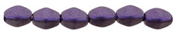 Pinch Beads 5 x 3mm : Metallic Suede - Purple